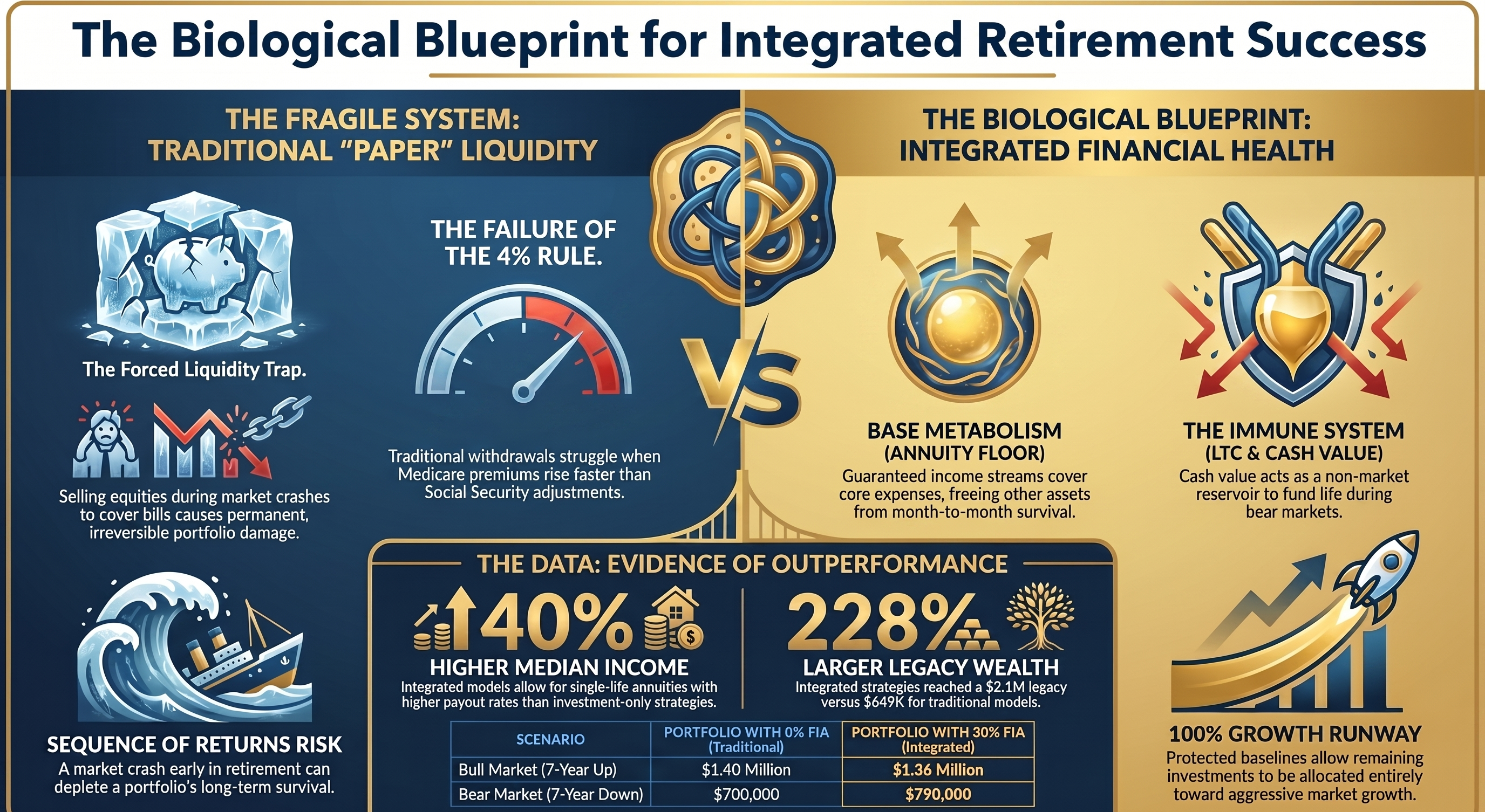 The Biological Blueprint for Integrated Retirement Success